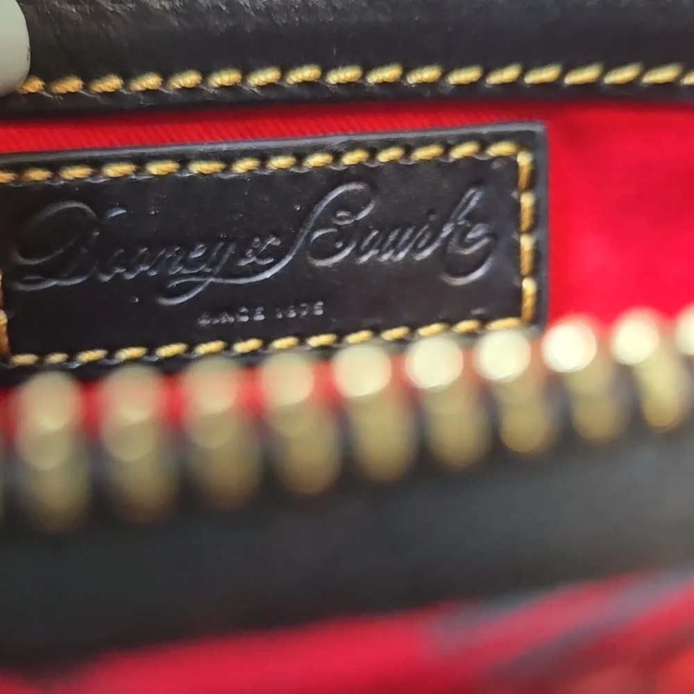 EUC Dooney & Bourke Red Tartan Plaid Dome Satchel - Picture 7 of 16
